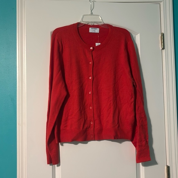 Old Navy Sweaters - Red cardigan